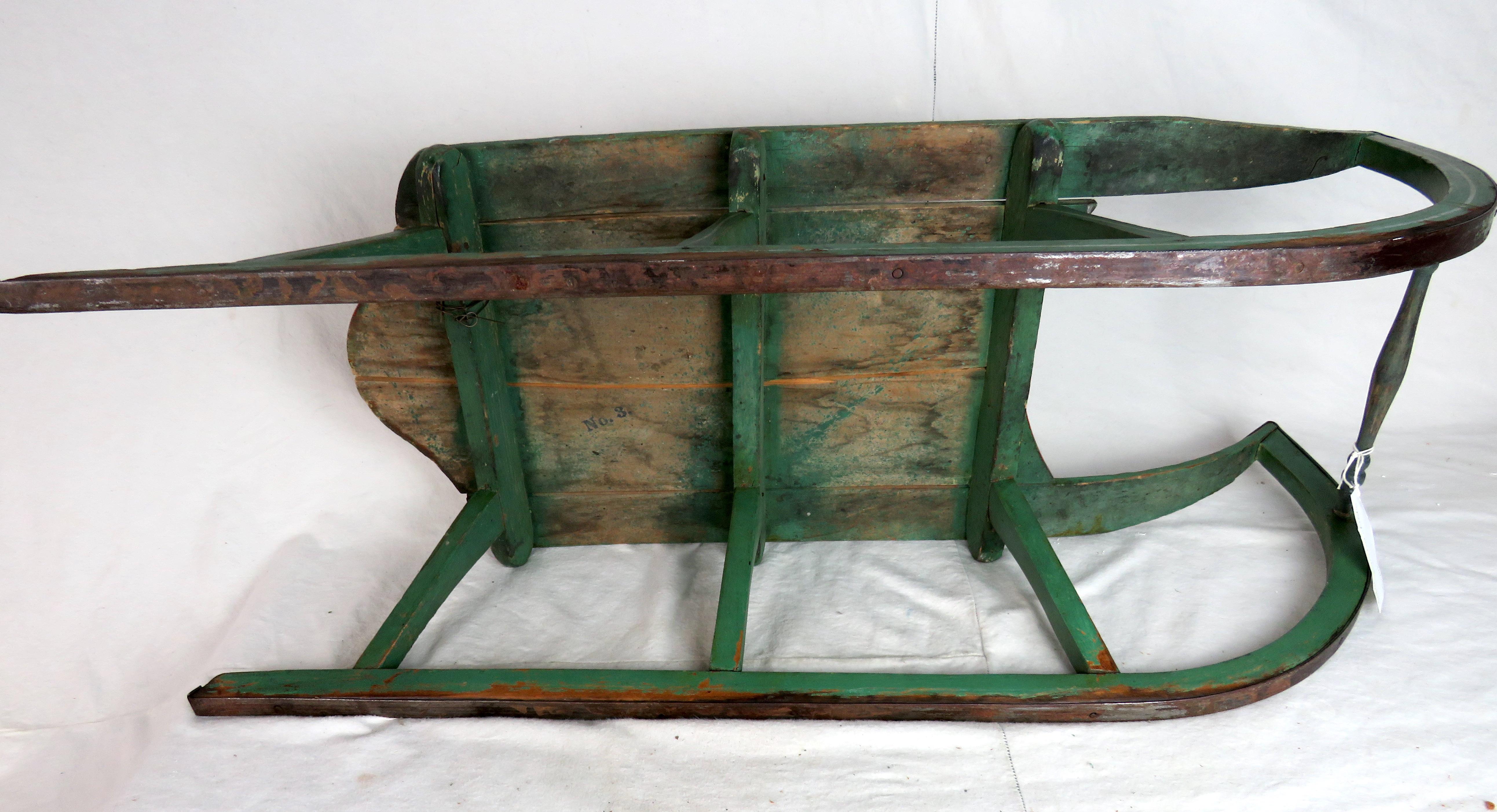 antique child sled