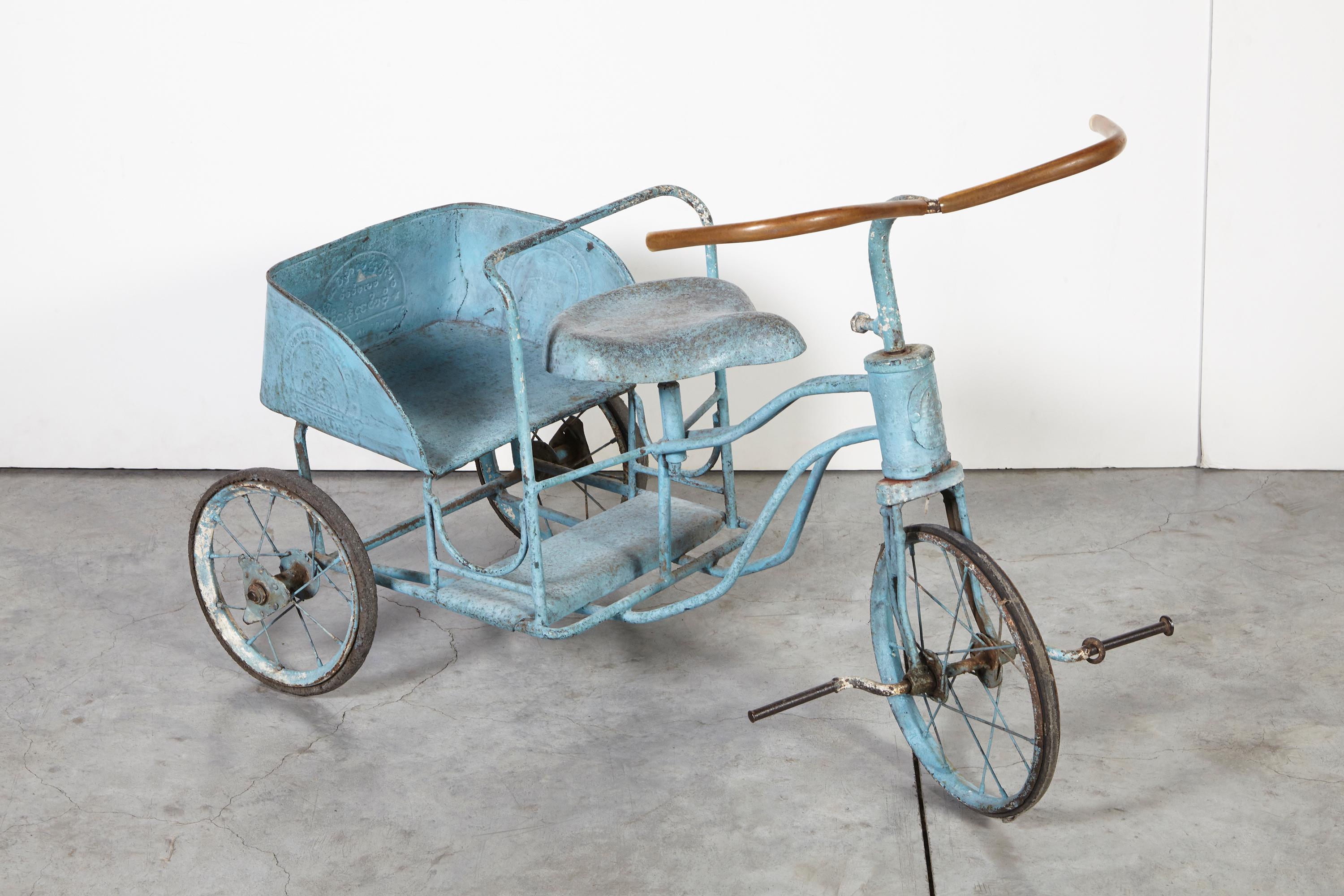 Burmese Antique Child's Tricycle From Burma For Sale