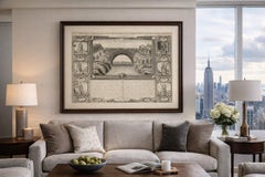 Antique China Costume & Xensi Bridge Engraving, Chatelain, 1719