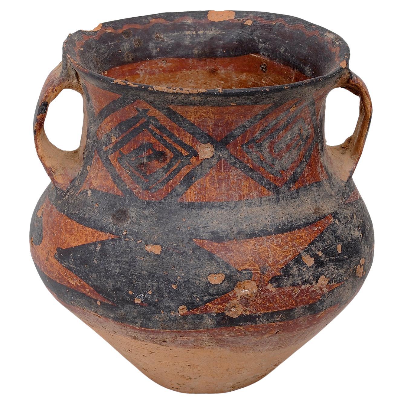 Antiquities China Terracotta Jar with Handles (Jarre en terre cuite avec poignées)
