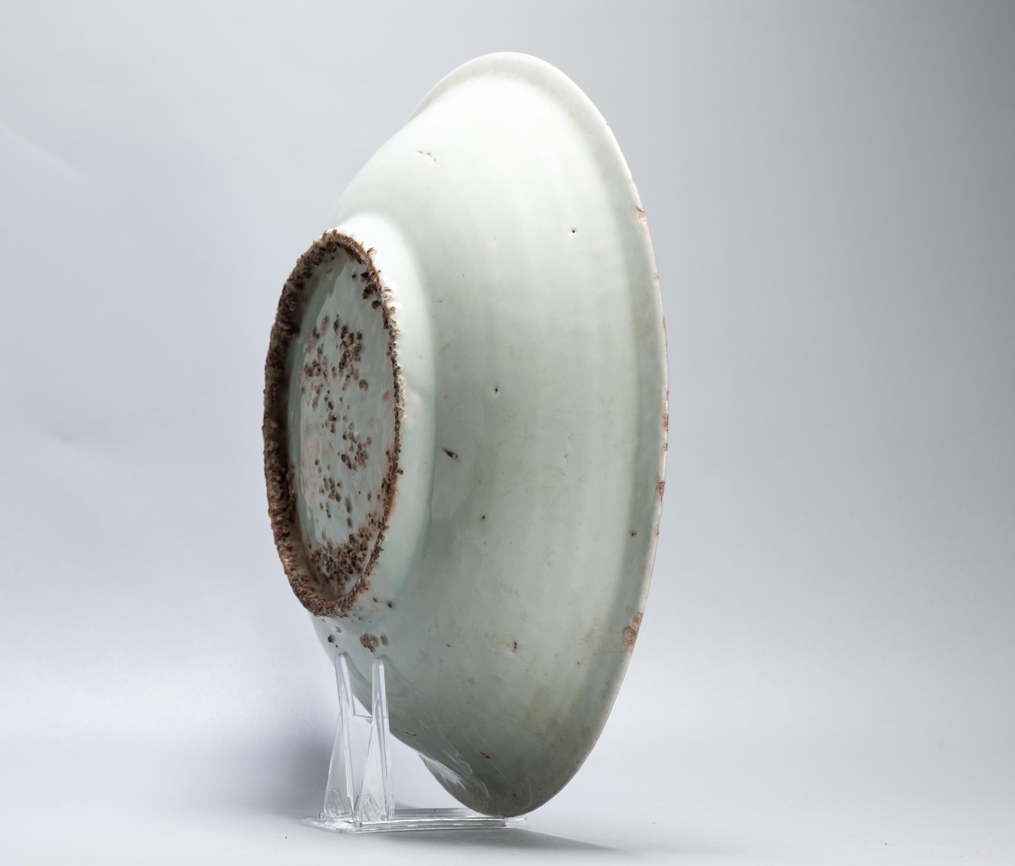 Antiguo plato de porcelana china 16/17C Fénix Swatow León chino Porcelana en venta