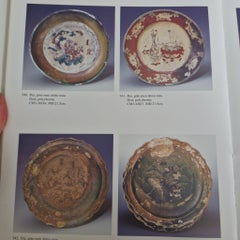 Antique Chinese 17C Porcelain Ming/Transitional Dish Green Glaze Carved