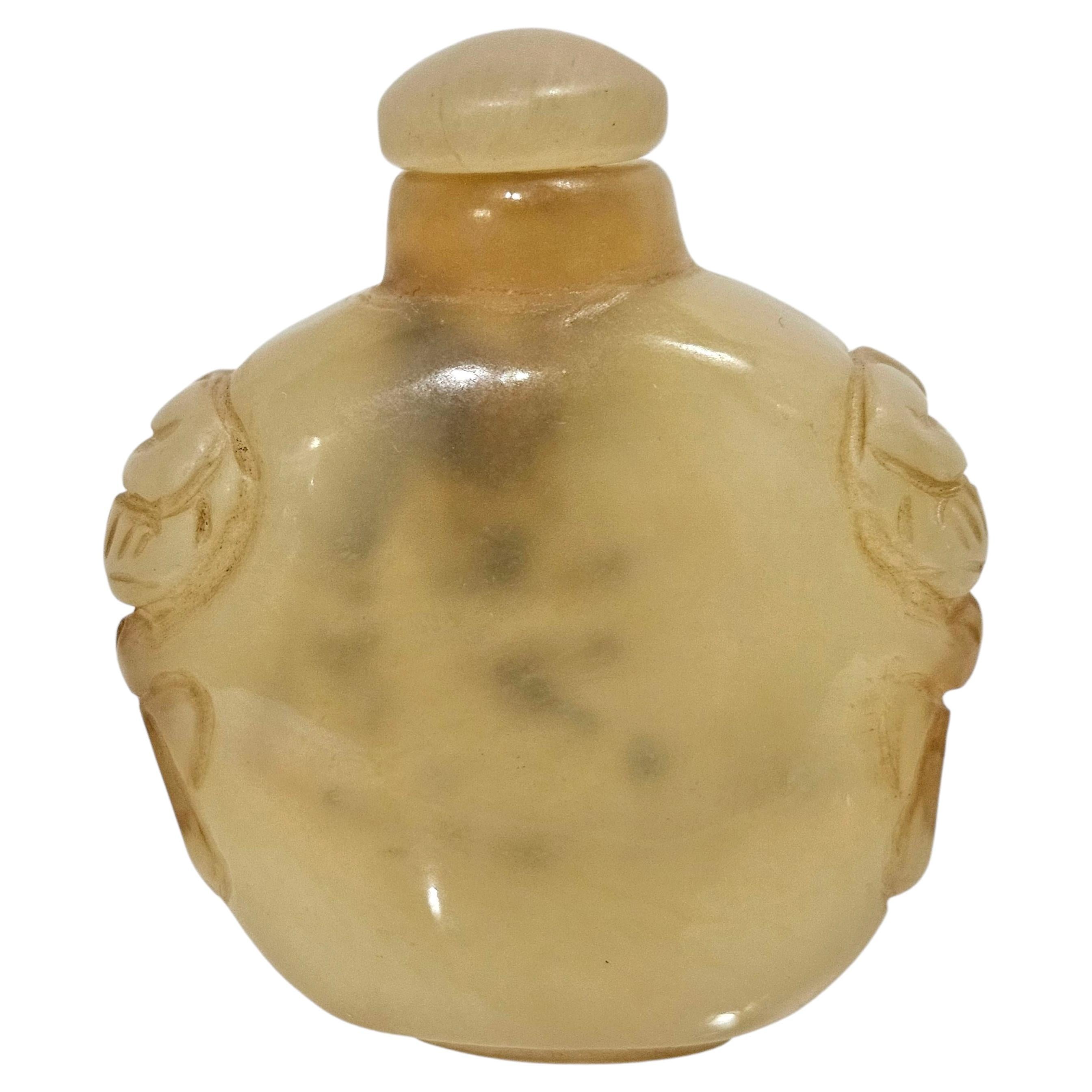 ANTIQUE CHINESE AGATE SNUFF BOTTLE 19. Jahrhundert