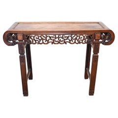 Antique Chinese Altar Table Hardwood Console 1860