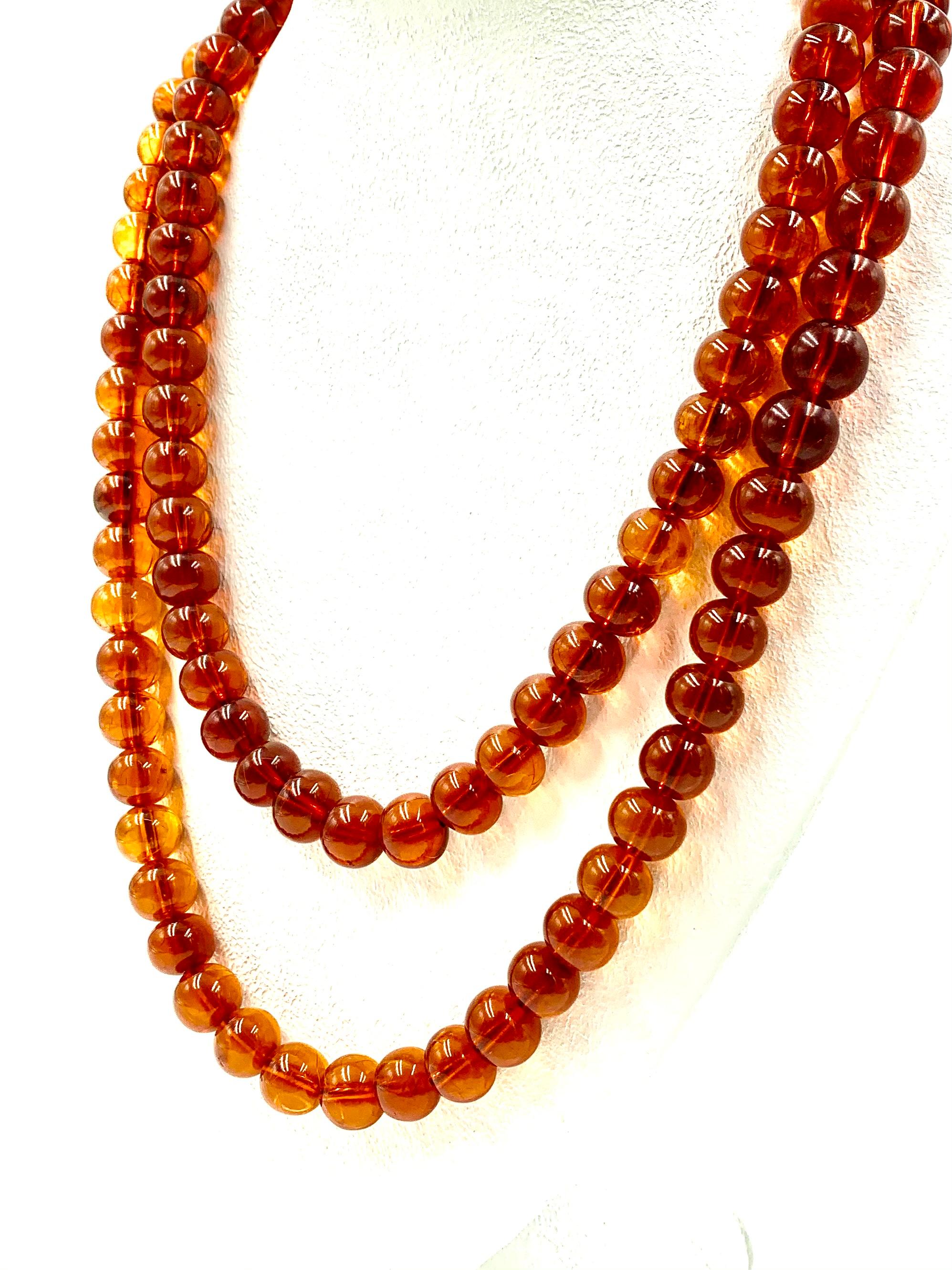 chinese amber necklace