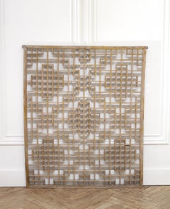 Antique Chinese Architectural Wall Hanging Screen