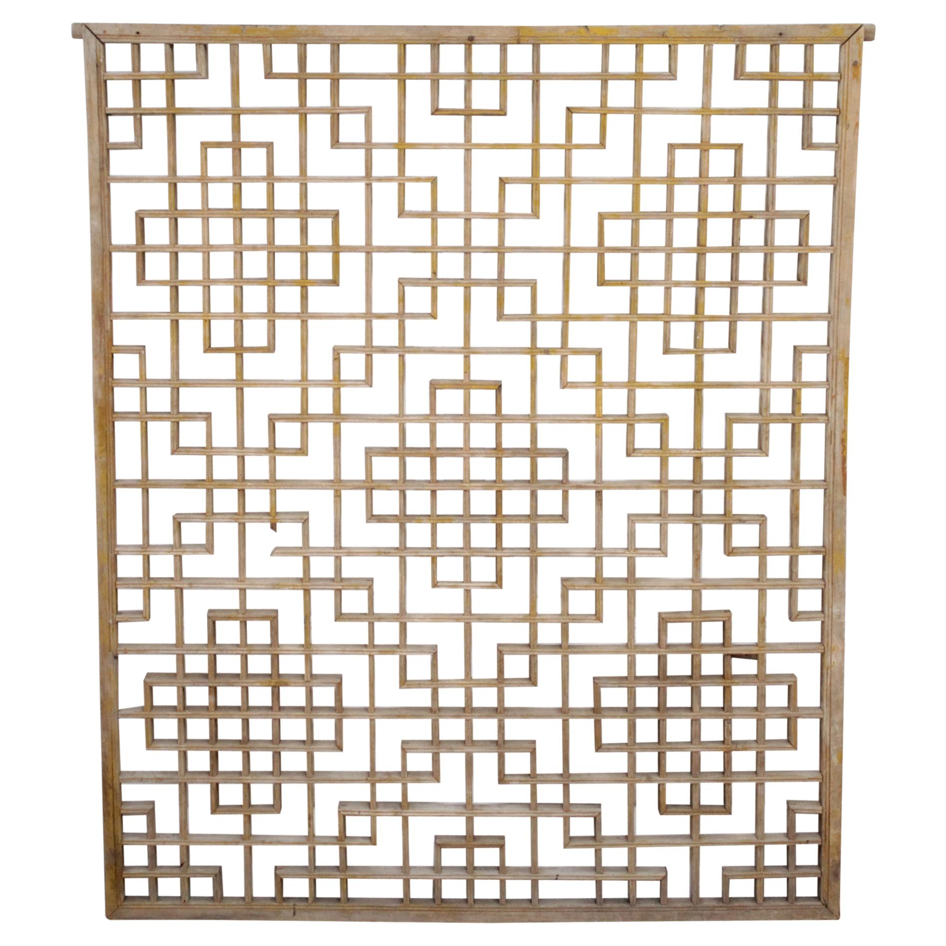 Antique Chinese Architectural Wall Hanging Screen at 1stDibs