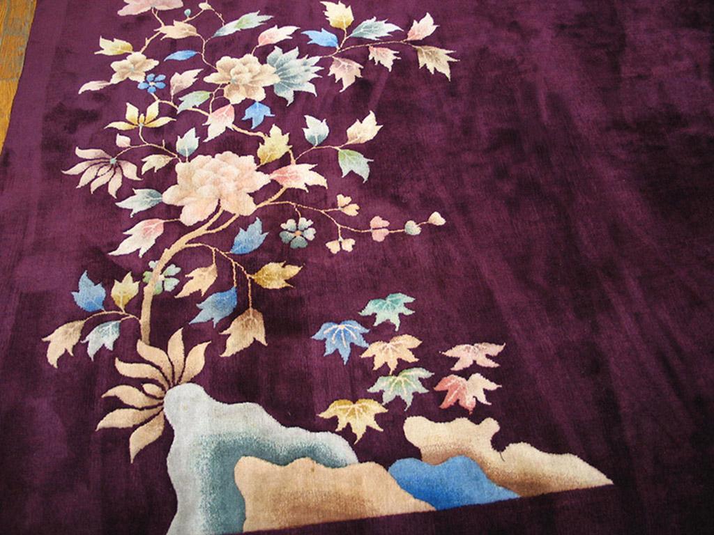 Wool 1930s Chinese Art Deco Carpet ( 11' x 14' - 335 x 427 )