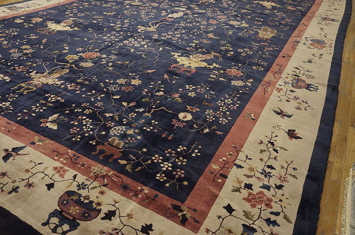 Early 20th Century 1920s Chinese Art Deco Carpet ( 14' x 23' - 427 x 701 ) For Sale