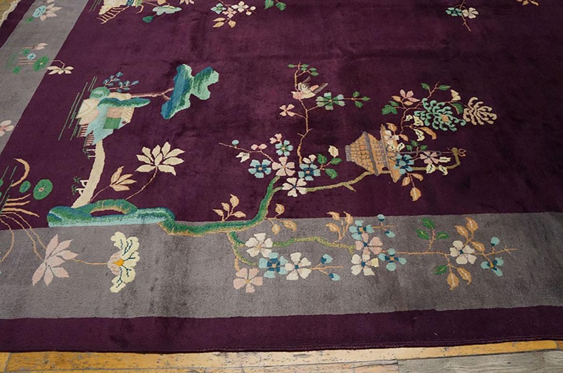 Wool 19202 Chinese Art Deco Carpet ( 8' x 10'10
