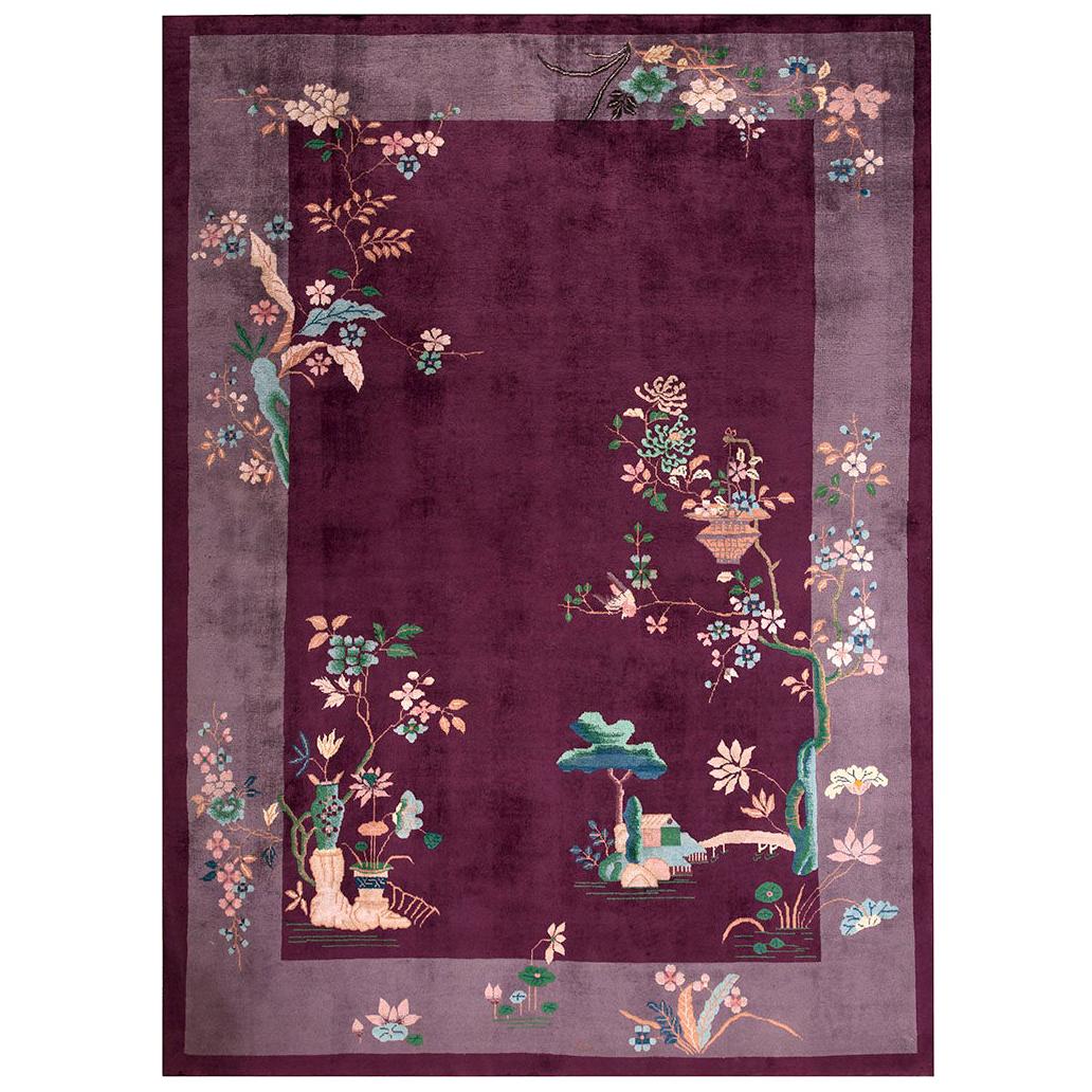 19202 Chinese Art Deco Carpet ( 8' x 10'10" - 245 x 330 )  For Sale