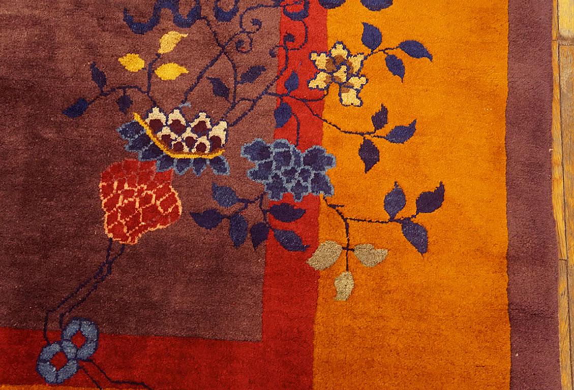 1920s Chinese Art Deco Carpet ( 8'2