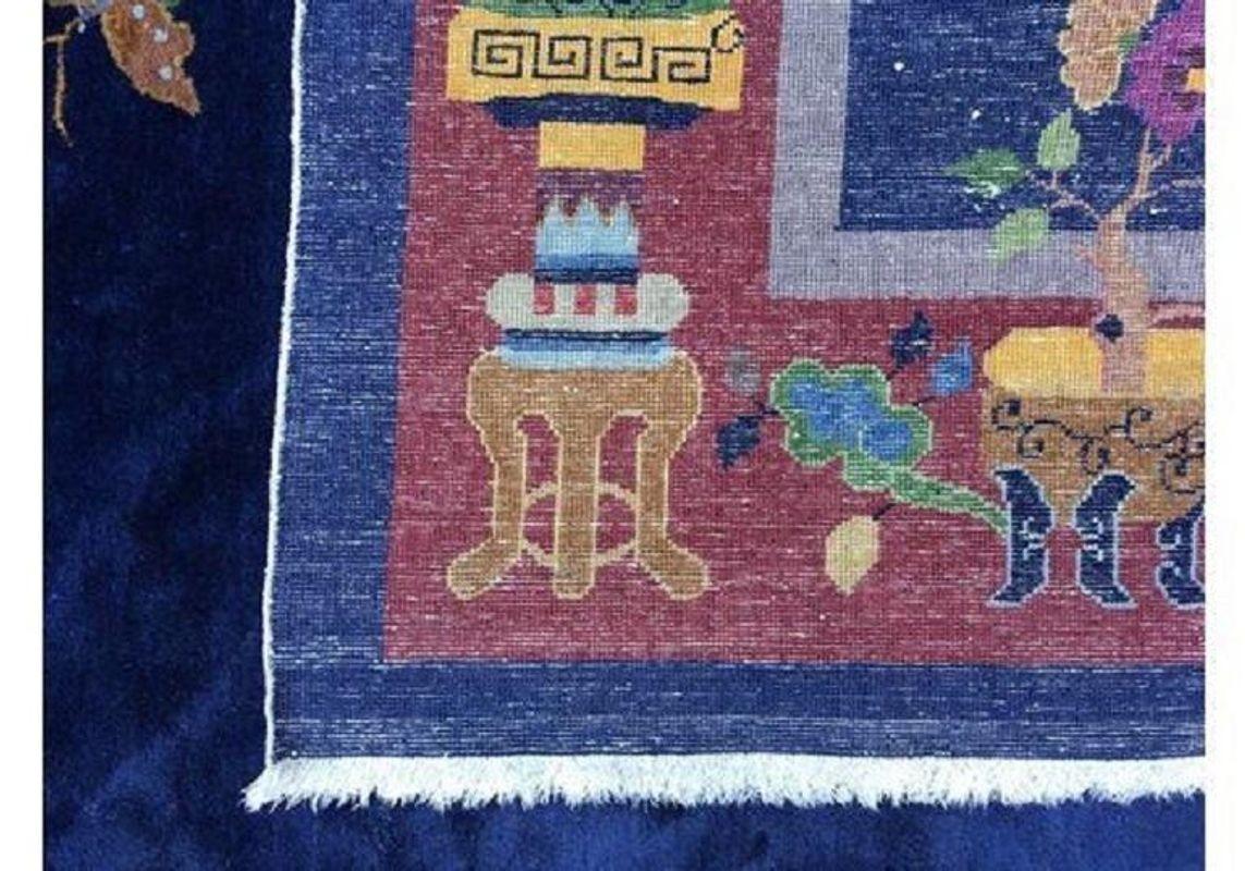 Antique Chinese Art Deco Carpet 2