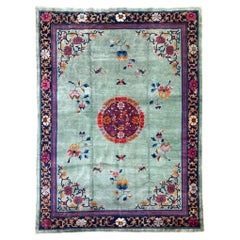 Antique Chinese Art Deco Carpet