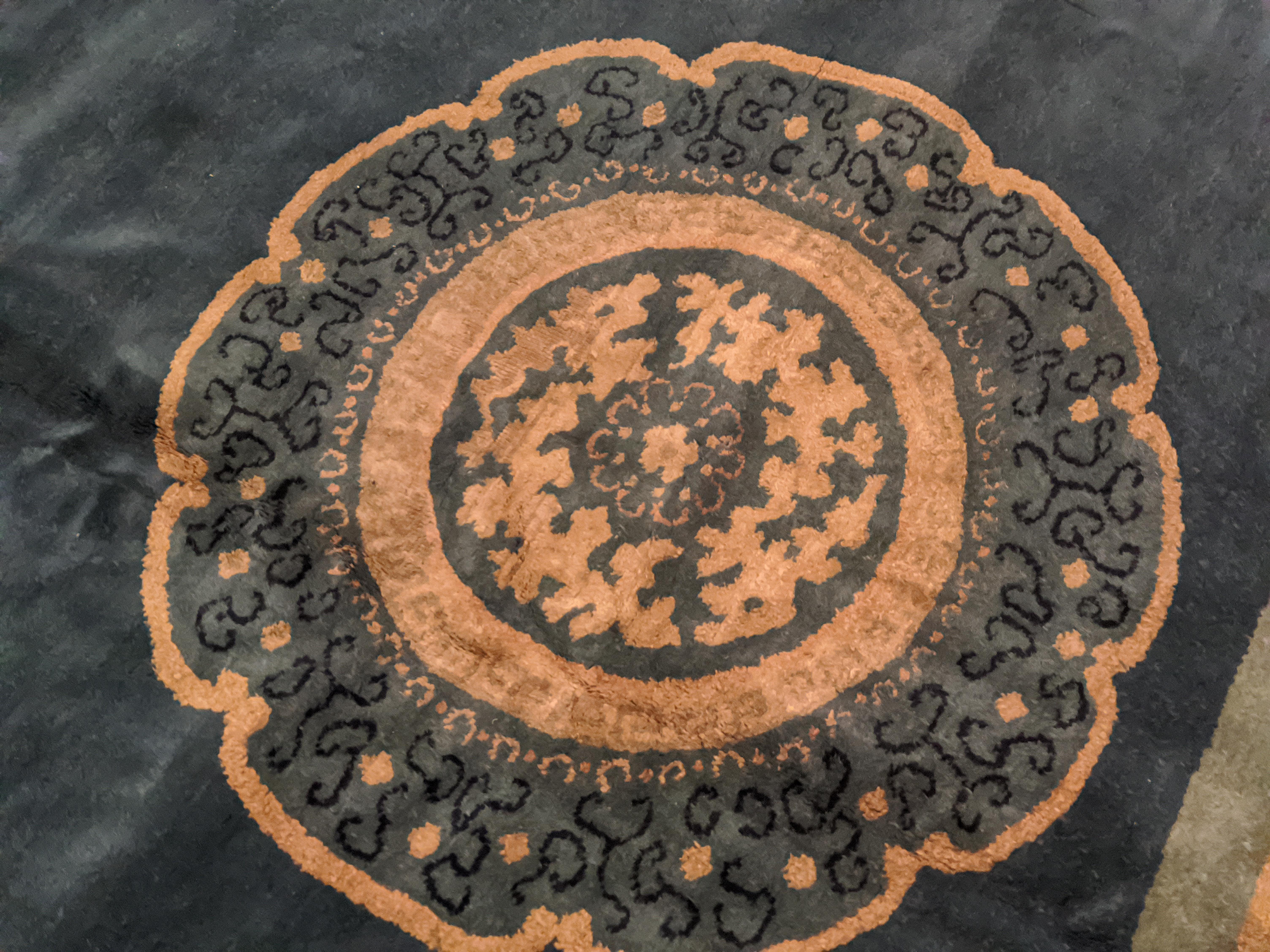 Antique Chinese Art Deco Carpet For Sale 5