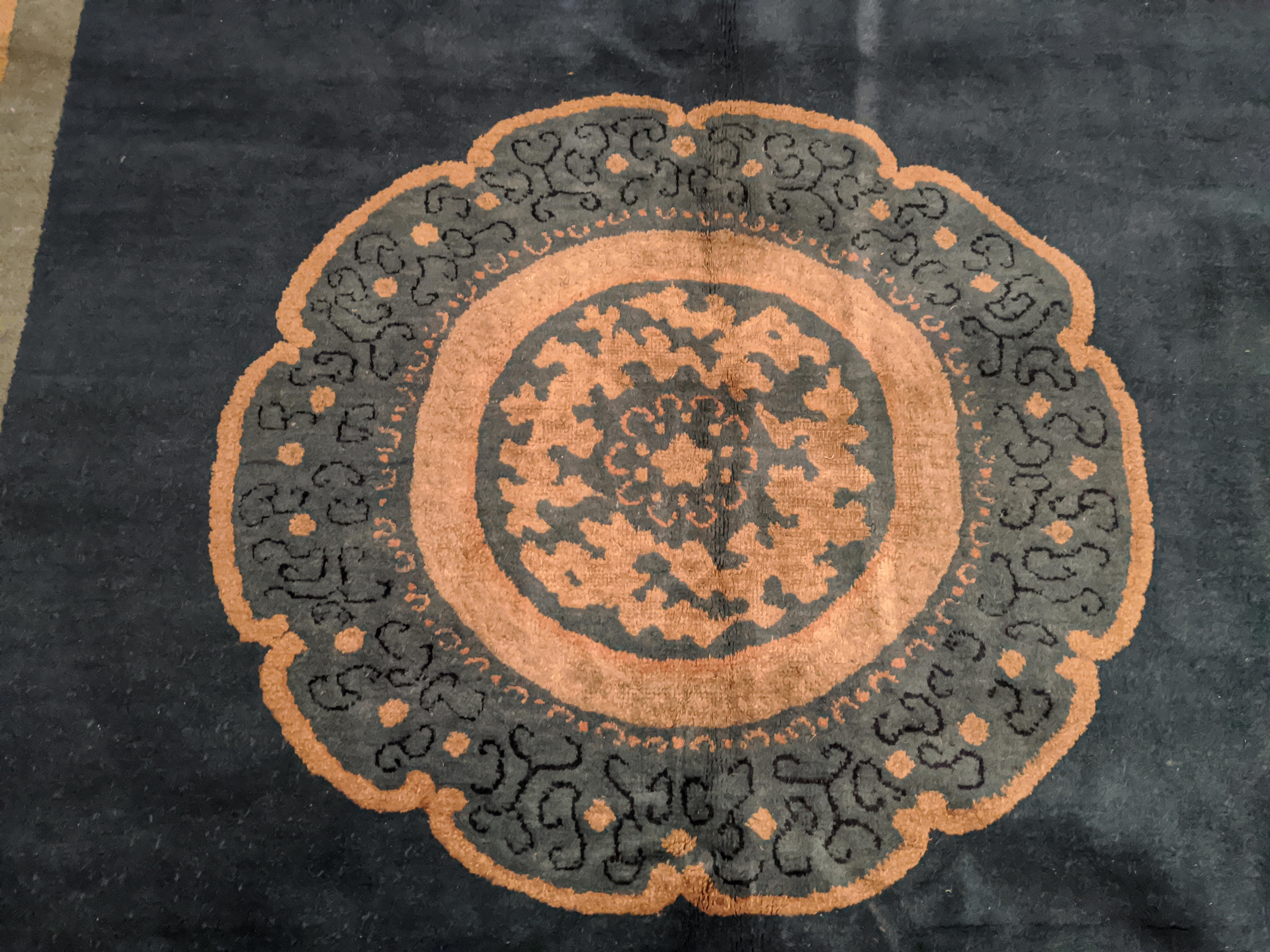 Antique Chinese Art Deco Carpet For Sale 7