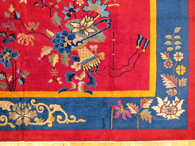 Antique Chinese Art Deco Oriental Rug, in Room Size W Chinese Motifs ...