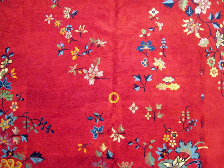 Antique Chinese Art Deco Oriental Rug, in Room Size W Chinese Motifs ...
