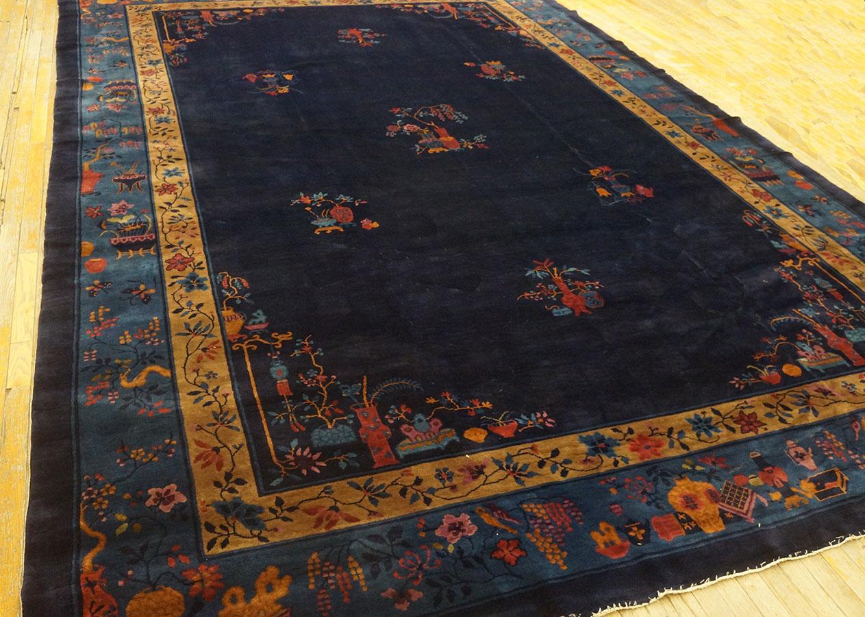 1920s Chinese Art Deco Carpet ( 10' x 14'6'' - 305 x 442 ) For Sale 1