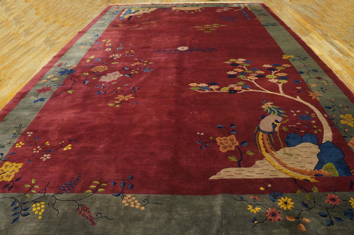 1920s Chinese Art Deco Carpet  ( 10' x 17'2