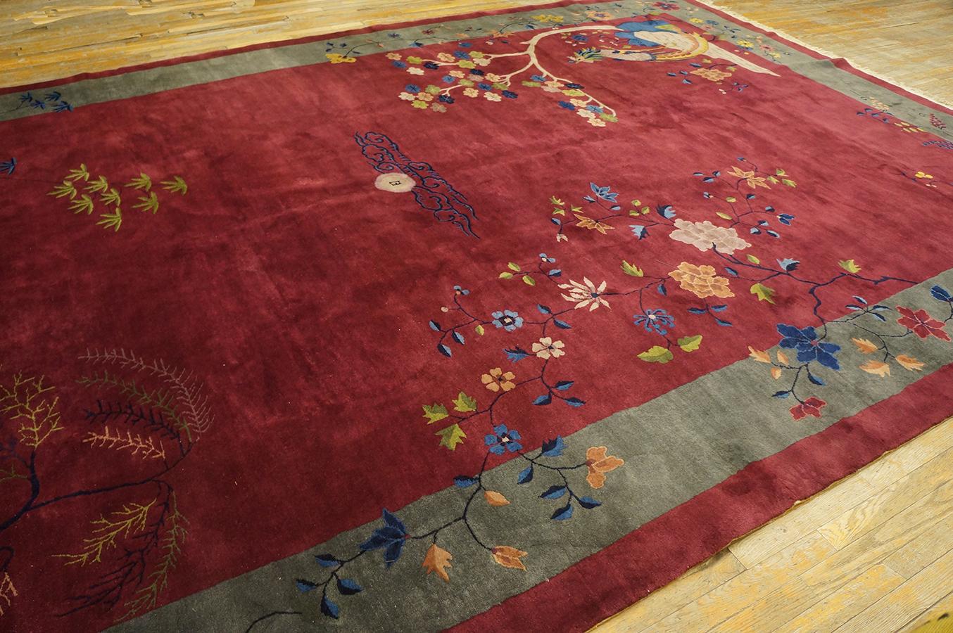 1920s Chinese Art Deco Carpet  ( 10' x 17'2