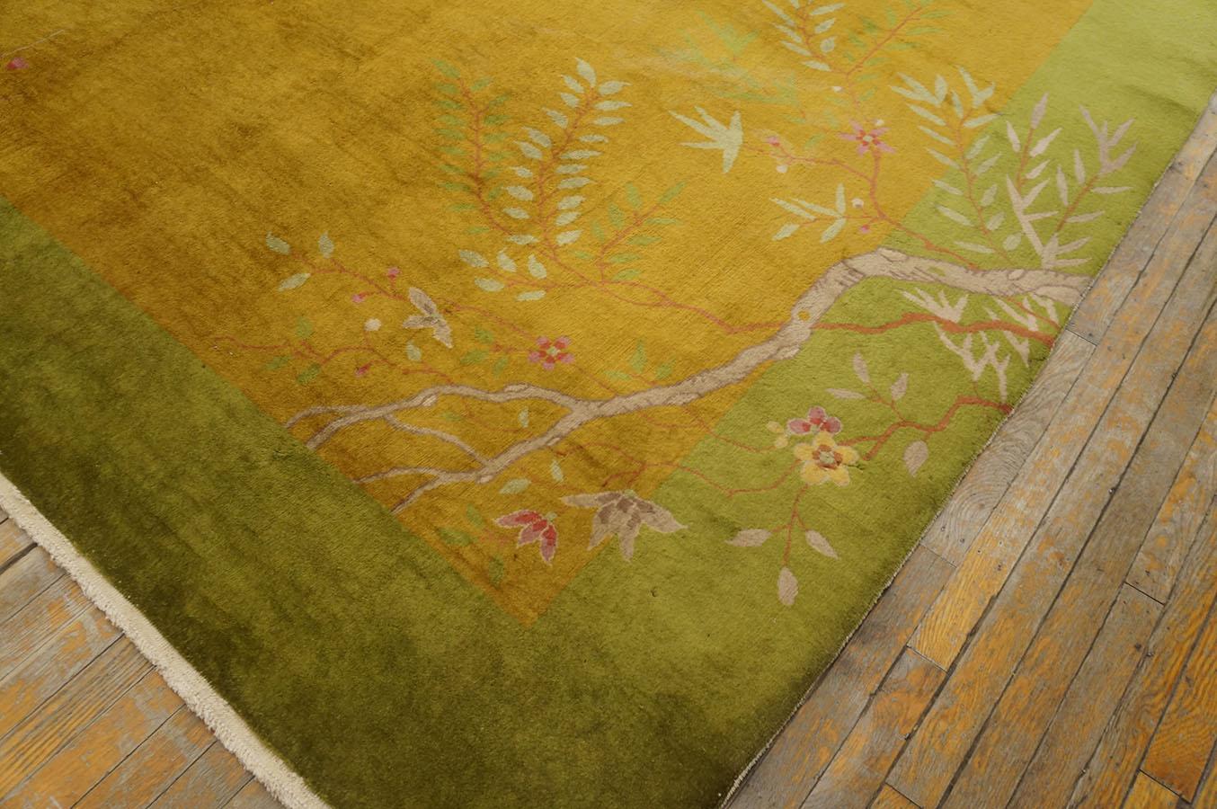 1920s Chinese Art Deco Carpet ( 10' x 17' 6'' - 305 x 535 cm ) For Sale 8