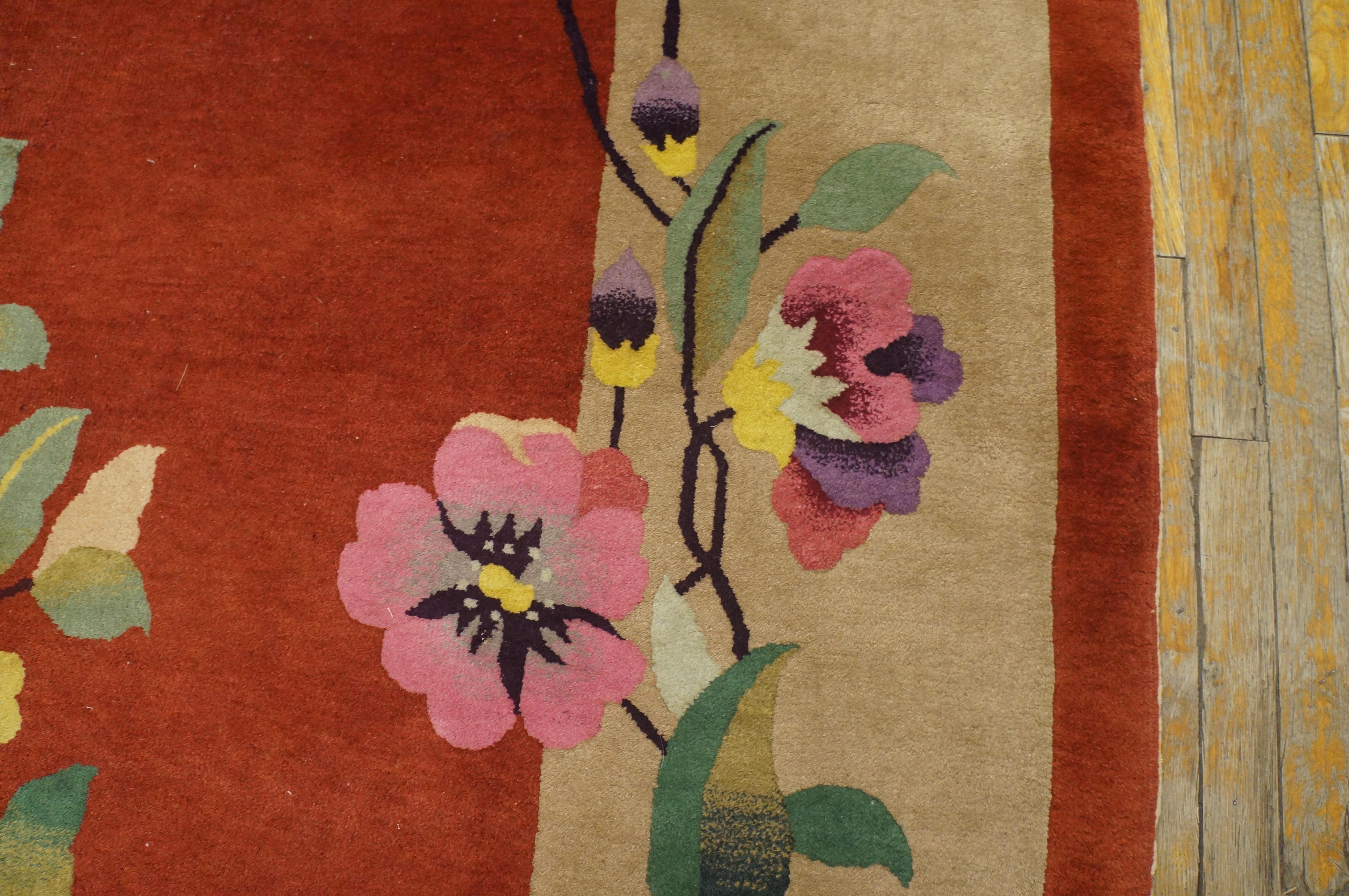 1920s Chinese Art Deco Carpet ( 10' x 17'6