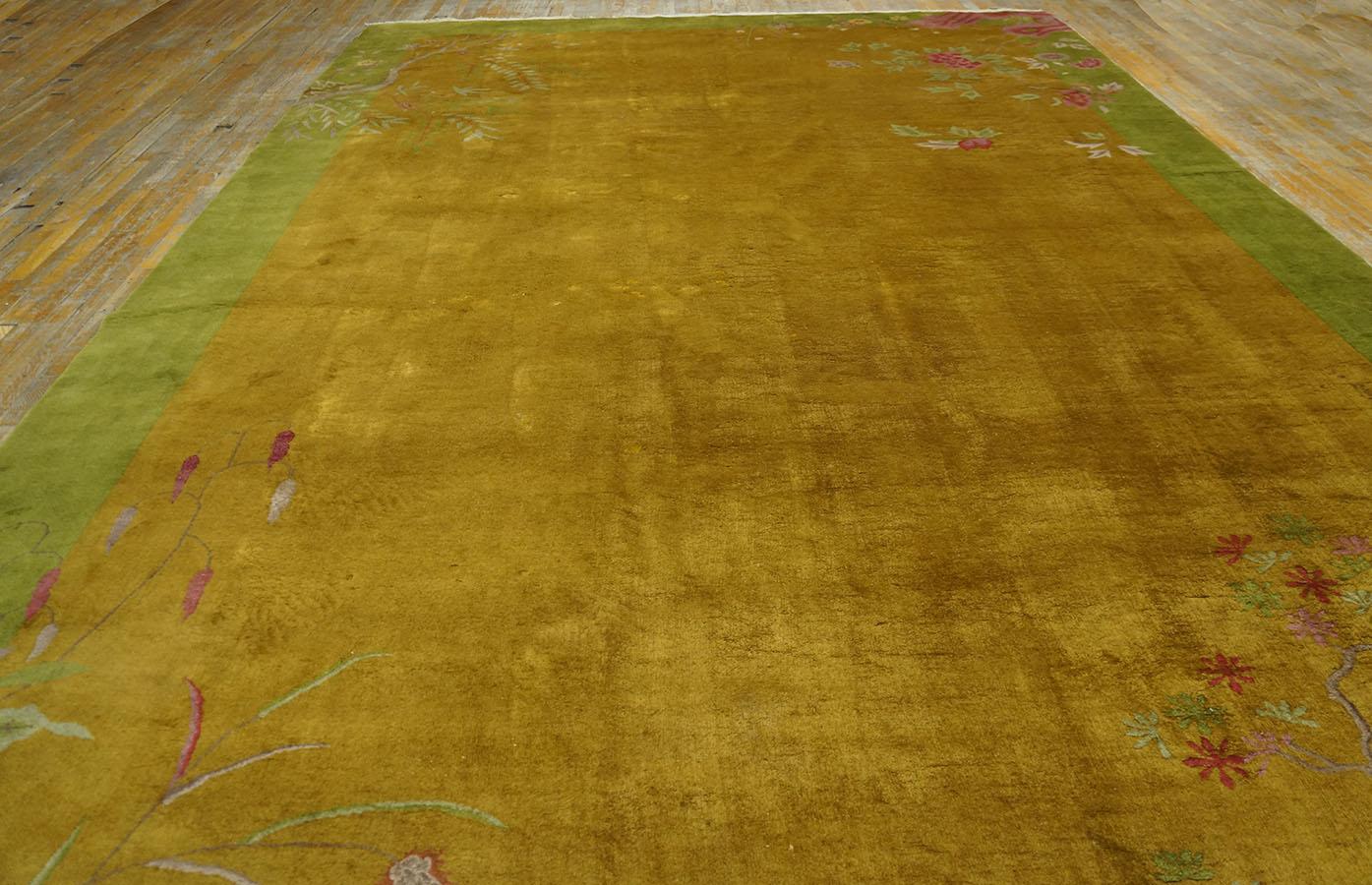 Early 20th Century 1920s Chinese Art Deco Carpet ( 10' x 17' 6'' - 305 x 535 cm ) For Sale