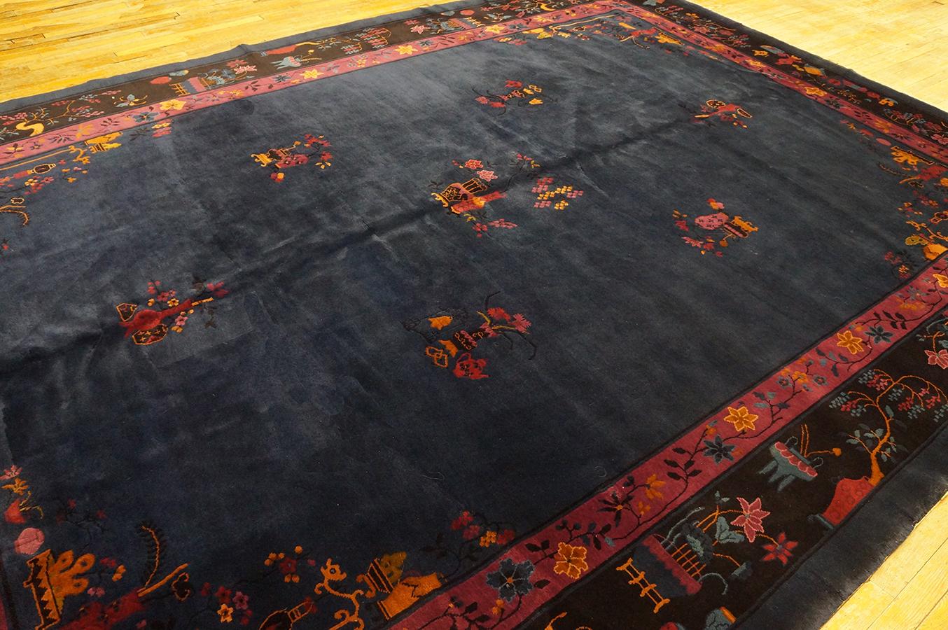 1920er Jahre Chinesischer Art Deco Teppich in Mandarin Qualität ( 10' x 13'6