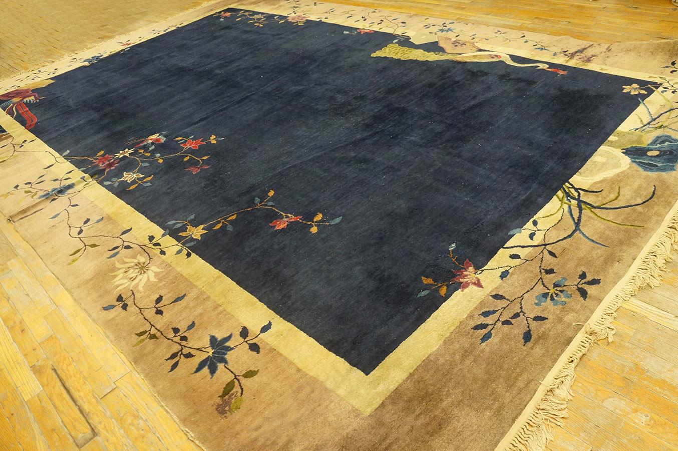 Hand-Knotted 1920s Chinese Art Deco Carpet ( 10' x 15 - 305 x 458 cm ) For Sale