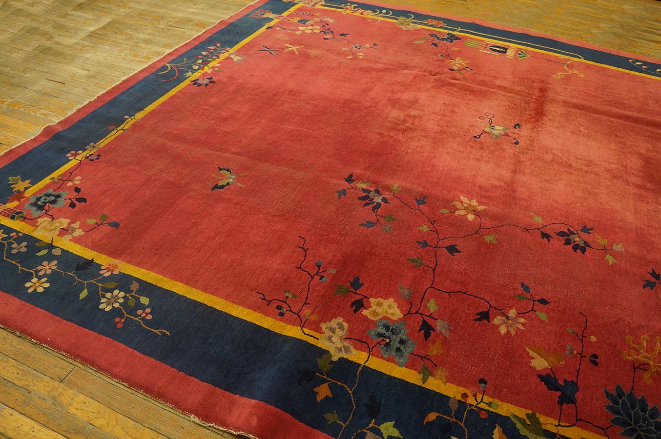 1920s Chinese Art Deco Carpet ( 10'3