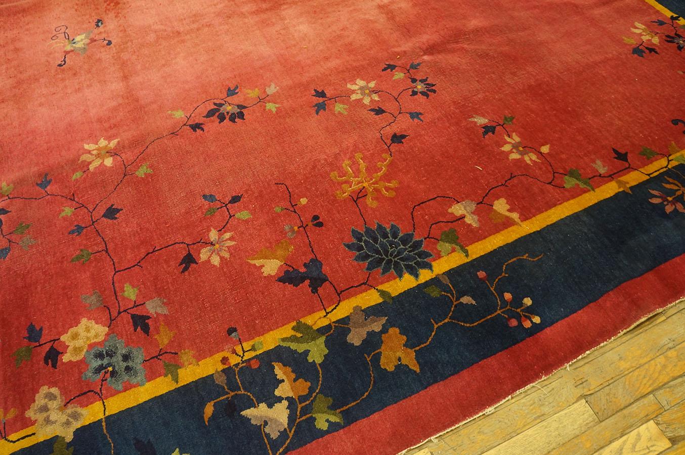 1920s Chinese Art Deco Carpet ( 10'3