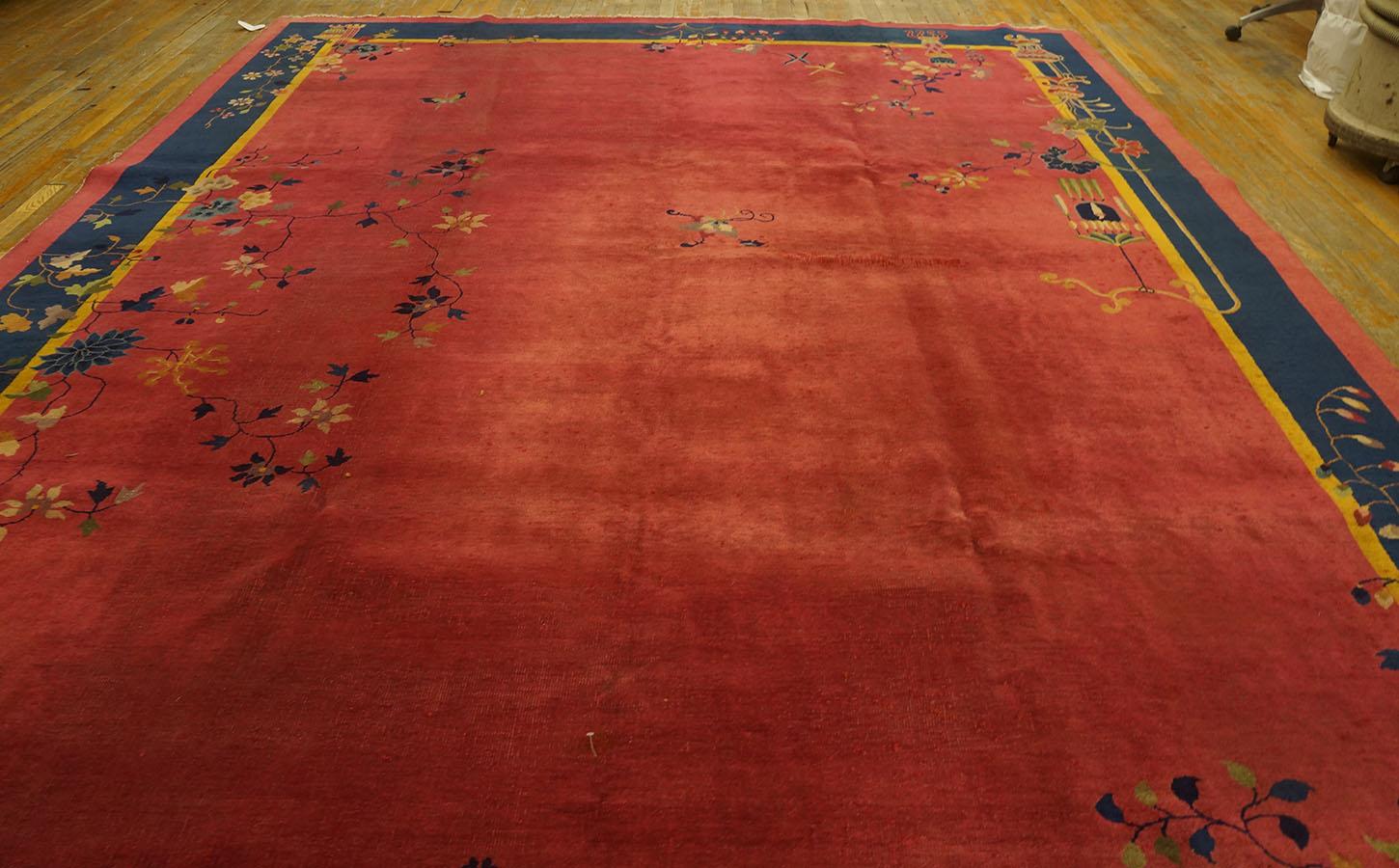 1920s Chinese Art Deco Carpet ( 10'3