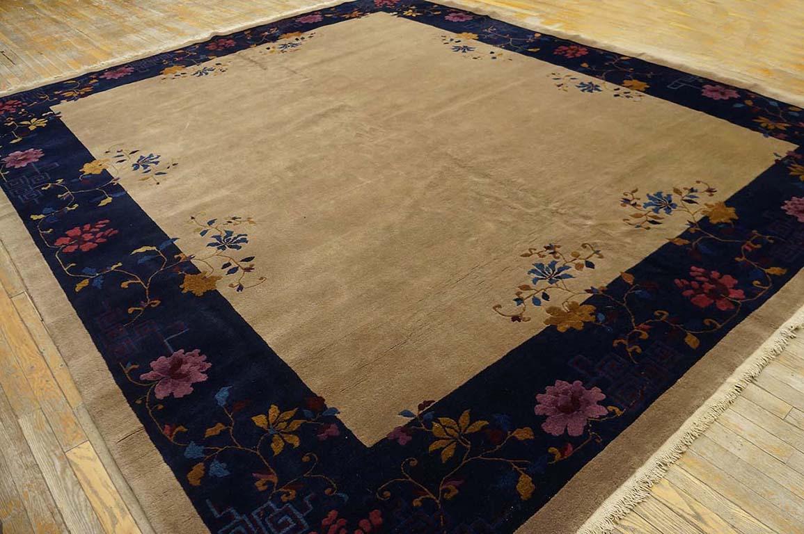 Antique Chinese Art Deco rug, size: 10'0