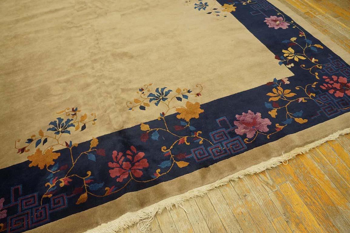 Early 20th Century Antique Chinese Art Deco Rug 10'0