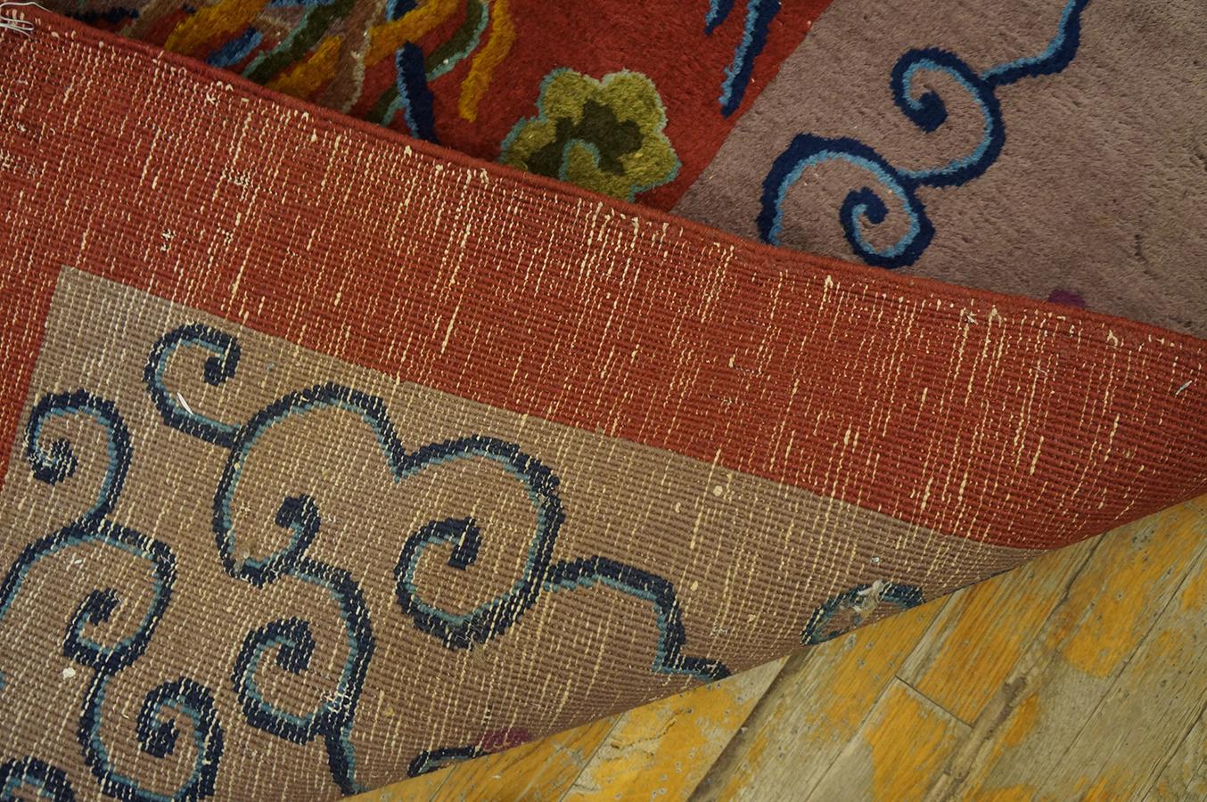 1920er Jahre Chinesischer Art Deco Teppich ( 10' x 13'6