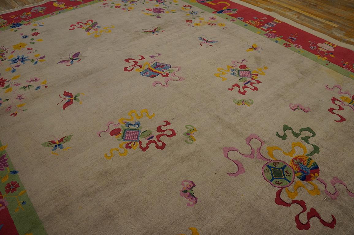 Antique Chinese Art Deco Rug 10' 0