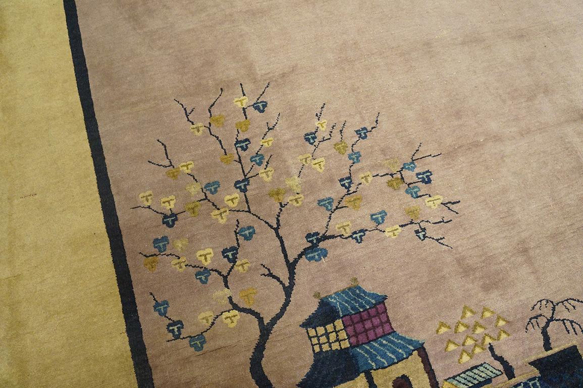 Tapis chinois Art Déco des années 1920 ( 10' x 13'2