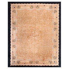 Tapis Art Déco chinois ancien 11' 0""" x  14' 0"