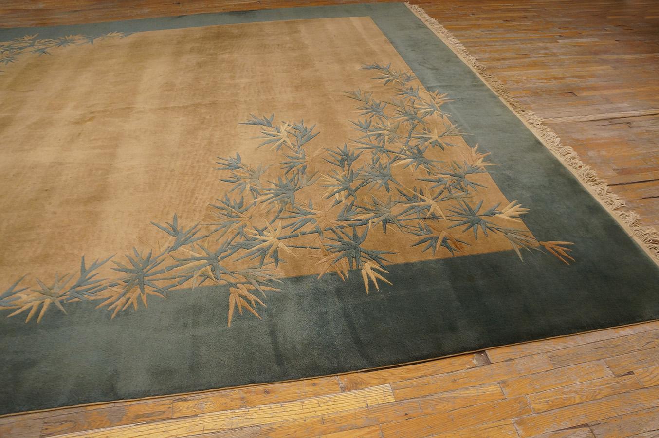 Early 20th Century 1920s Chinese Art Deco Carpet ( 11' 10'' x 14' 8'' - 360 x 447 cm ) For Sale