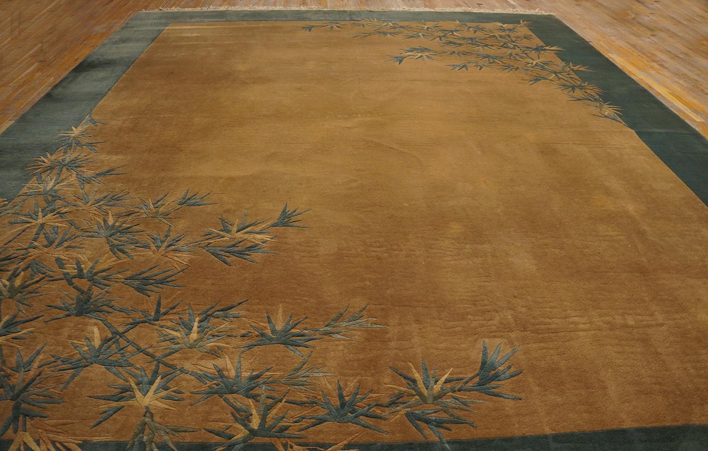 1920s Chinese Art Deco Carpet ( 11' 10'' x 14' 8'' - 360 x 447 cm ) For Sale 3