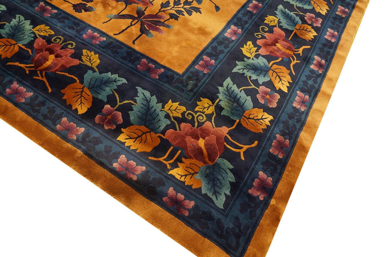 1920s Chinese Art Deco Carpet (  11' 10'' x 14' 7'' - 360 x 444 cm ) For Sale 1