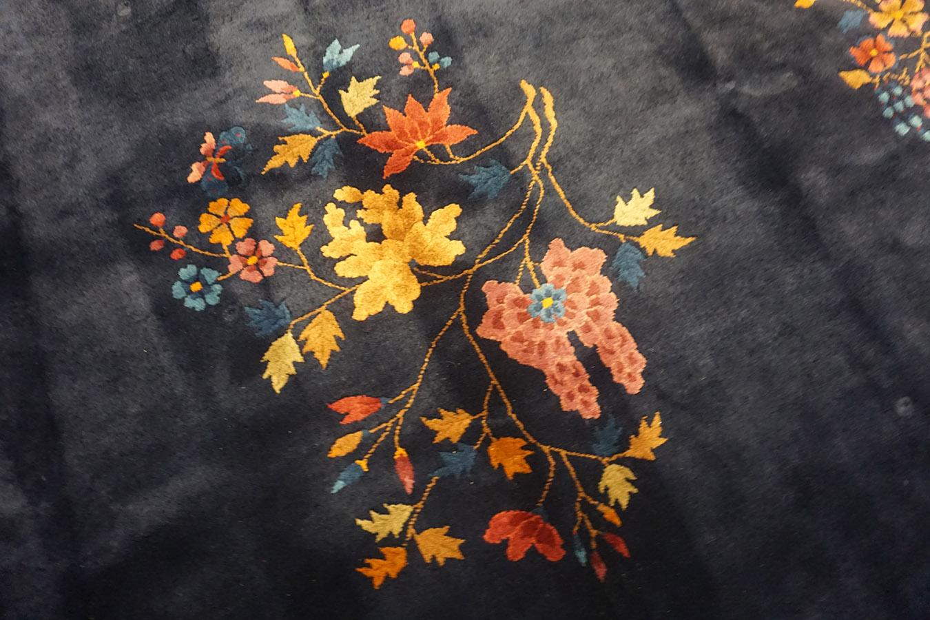 Début du 20ème siècle Tapis Art Déco chinois des années 1920 ( 11''2 x14''6 - 340 x 442 ) en vente