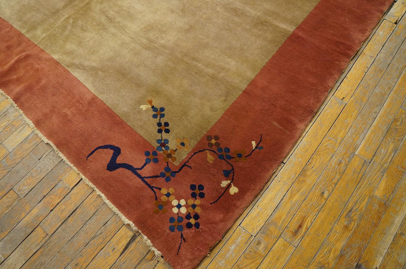 1920s Chinese Art Deco Carpet ( 11' 4'' x 15' 4'' - 345 x 467 cm ) For Sale 6
