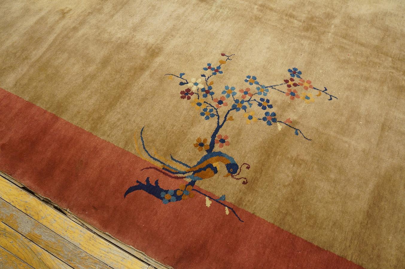 1920s Chinese Art Deco Carpet ( 11' 4'' x 15' 4'' - 345 x 467 cm ) For Sale 7