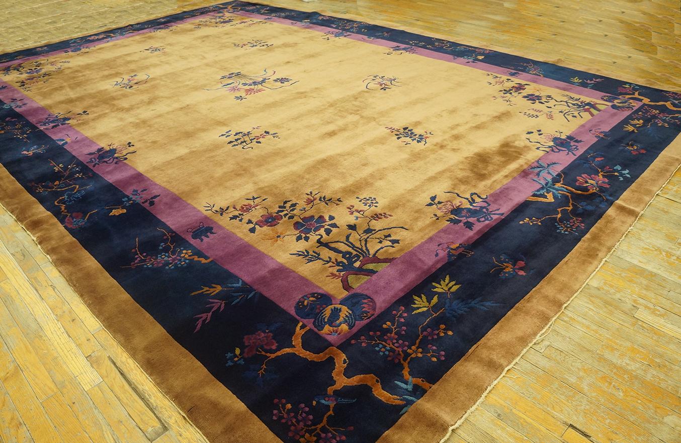 Alfombra Art Decó china de los años 20 ( 11' 9