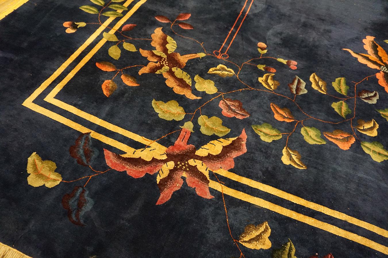 1920s Chinese Art Deco Carpet ( 11'9