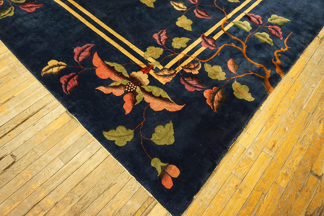 1920s Chinese Art Deco Carpet ( 11'9