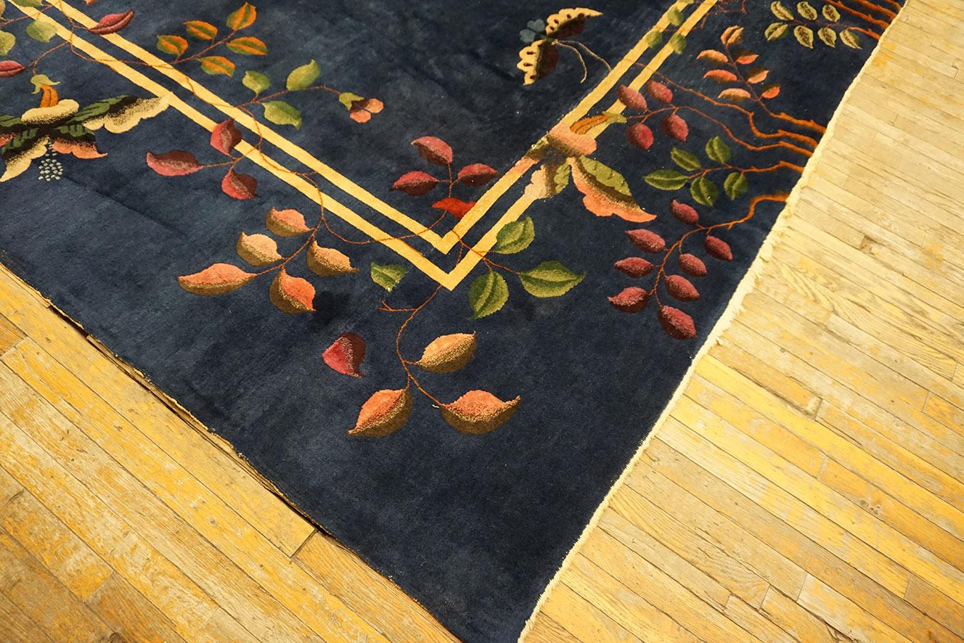 1920s Chinese Art Deco Carpet ( 11'9
