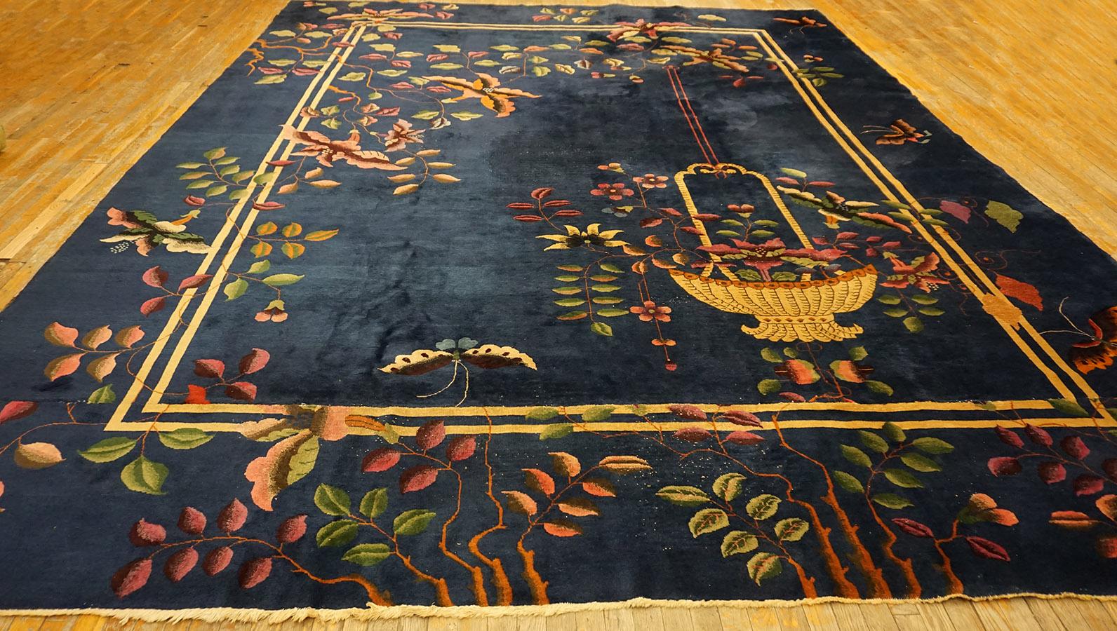 1920s Chinese Art Deco Carpet ( 11'9